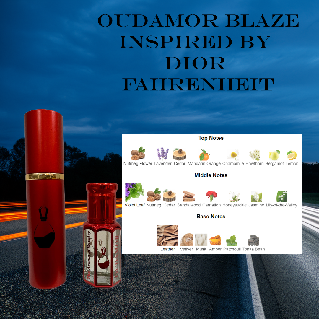 OUDAMOR Blaze Inspired by Dior Fahrenheit