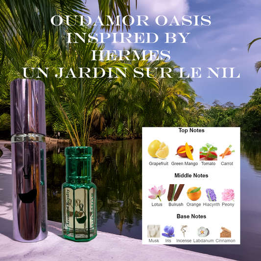 OUDAMOR Oasis Inspired by Hermès' Un Jardin Sur Le Nil