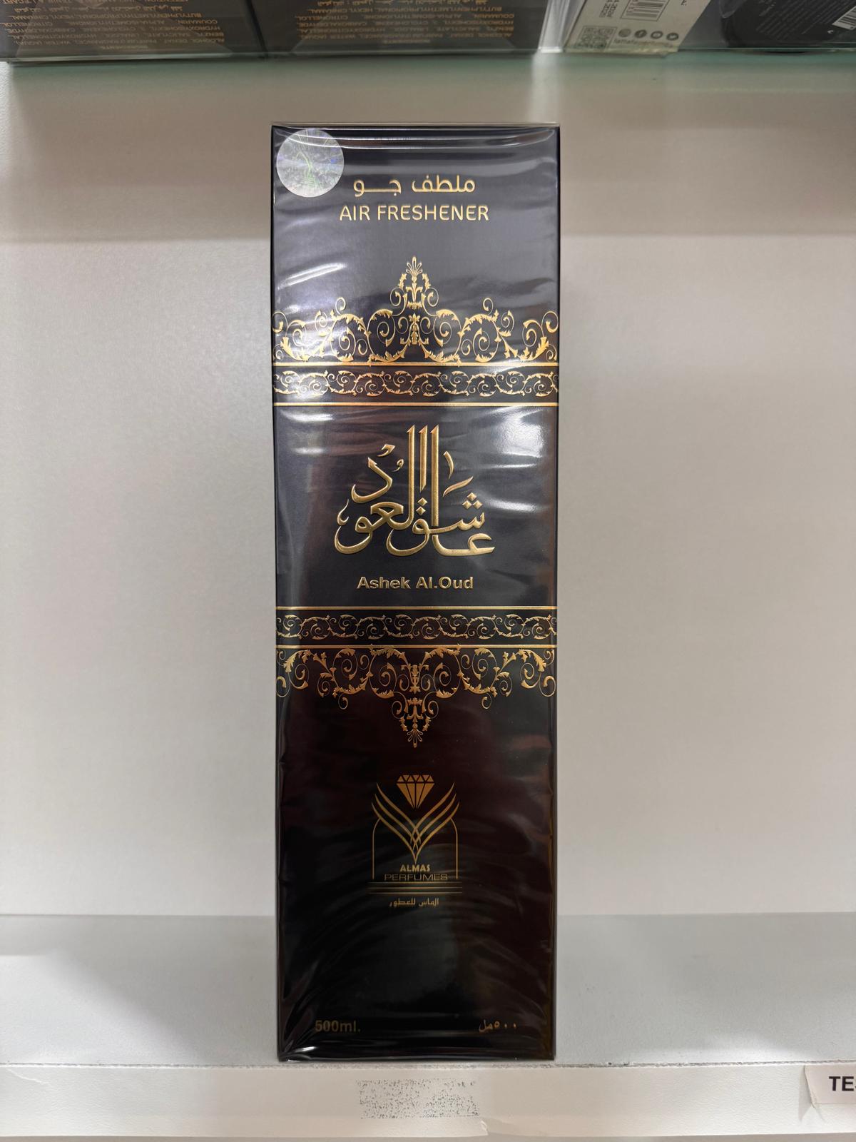 Ashek Al Oud Air Freshener by Almas Perfumes – 480ml