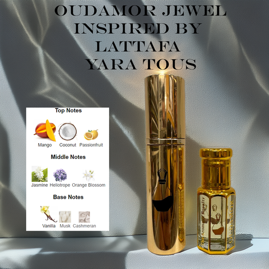 OUDAMOR Jewel Inspired by Lattafa Yara Tous