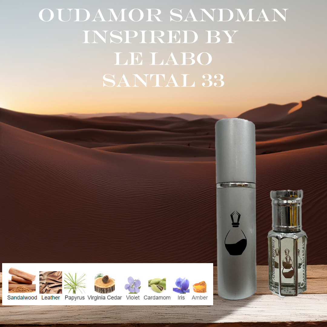 OUDAMOR Sandman Inspired by Le Labo Santal 33