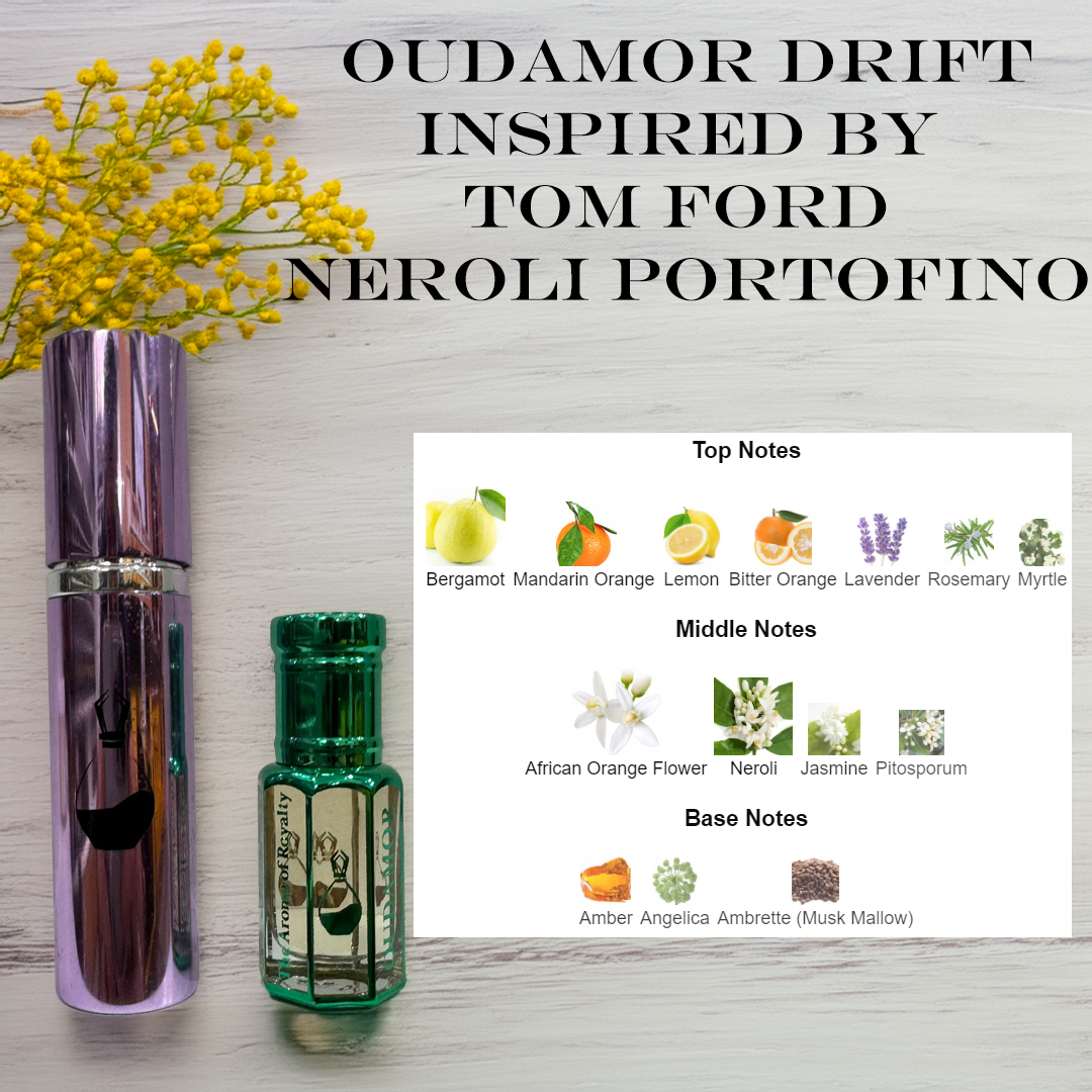 OUDAMOR Drift Inspired by Tom Ford Neroli Portofino